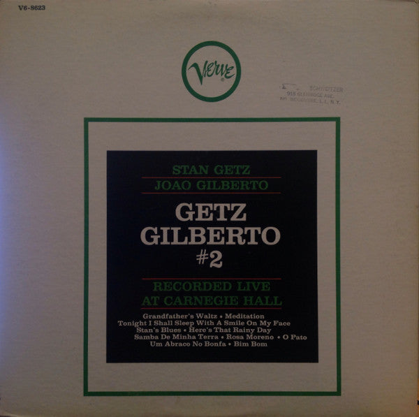 Stan Getz - Joao Gilberto* : Getz/Gilberto #2 (LP, Album, Gat)