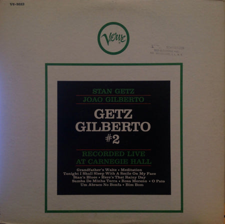 Stan Getz - Joao Gilberto* : Getz/Gilberto #2 (LP, Album, Gat)