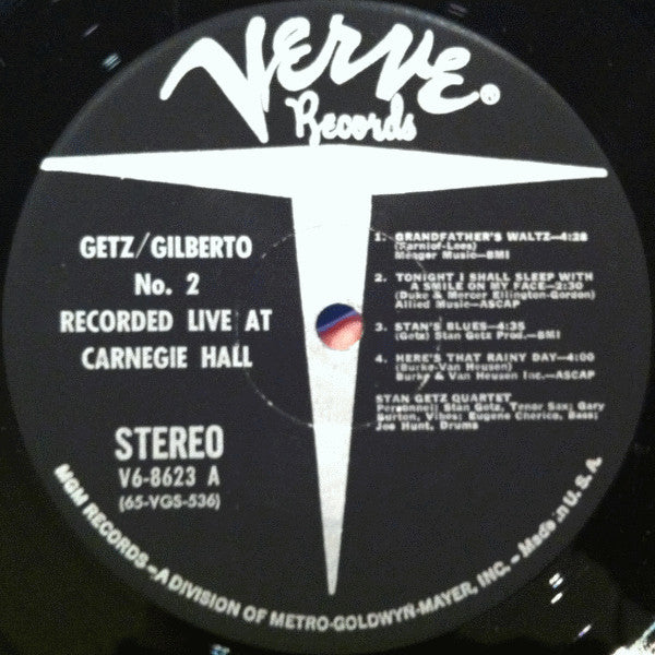 Stan Getz - Joao Gilberto* : Getz/Gilberto #2 (LP, Album, Gat)