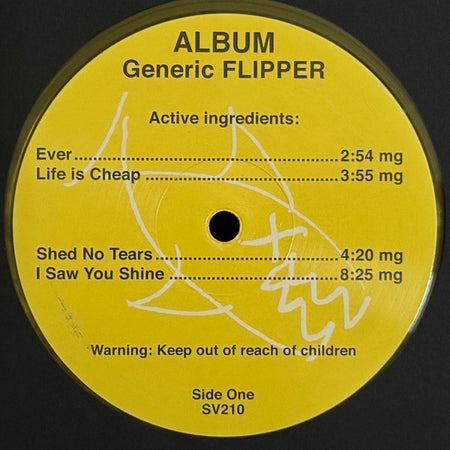 Flipper : Album Generic Flipper (LP, Album, Ltd, RE, Tra)