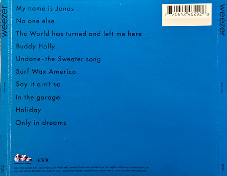 Weezer : Weezer (CD, Album, RE)