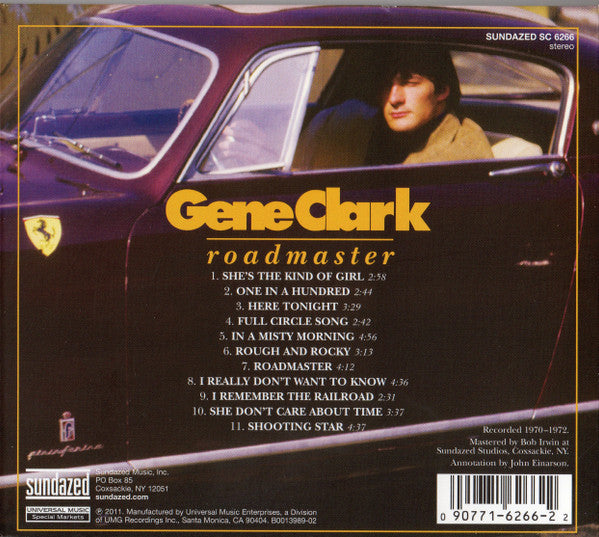 Gene Clark : Roadmaster (CD, Album, RE)