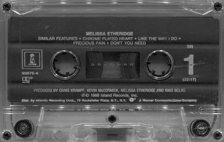 Melissa Etheridge : Melissa Etheridge (Cass, Album, SR,)