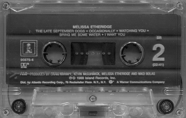 Melissa Etheridge : Melissa Etheridge (Cass, Album, SR,)