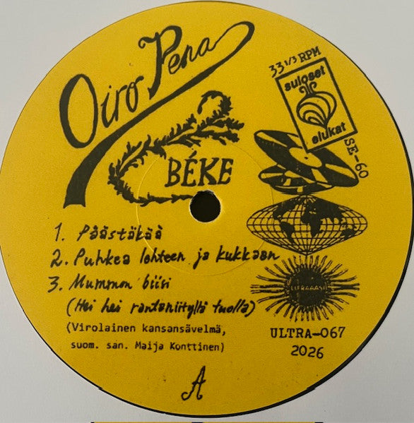 Oiro Pena : Béke (LP, Ltd, Num, 3rd)