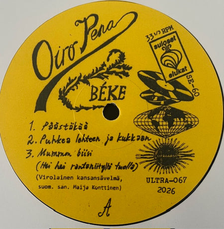 Oiro Pena : Béke (LP, Ltd, Num, 3rd)