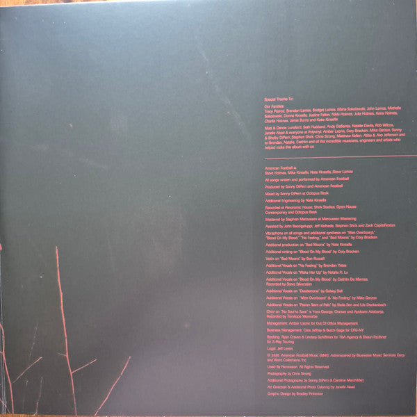 American Football : American Football (2xLP, Album, Red)