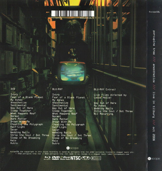 Porcupine Tree : Anesthetize (Live In Tilburg - Oct 2008) (Blu-ray + DVD-V, NTSC)