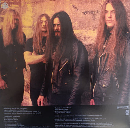 Deicide : Once Upon The Cross (LP, Album, RE, RM, Mil)