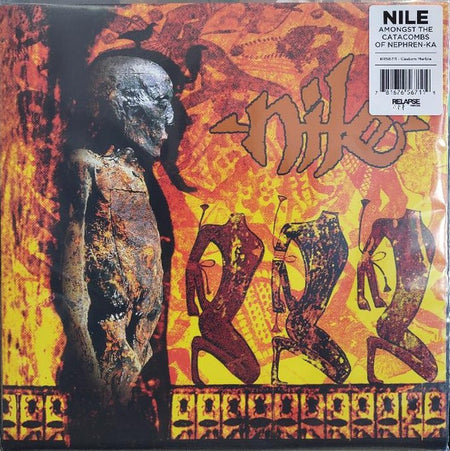 Nile (2) : Amongst The Catacombs Of Nephren-Ka (LP, Album, RE, Cus)