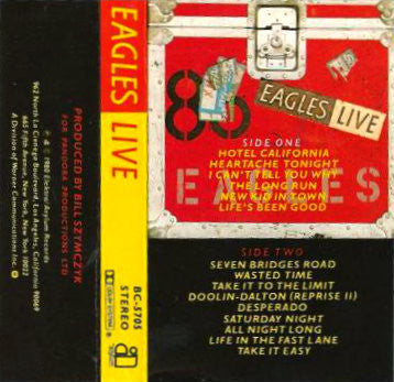 Eagles : Eagles Live (Cass, Album)
