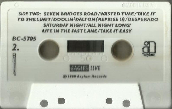 Eagles : Eagles Live (Cass, Album)