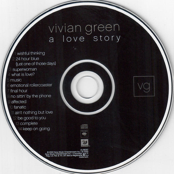 Vivian Green : A Love Story (CD, Album, Enh)
