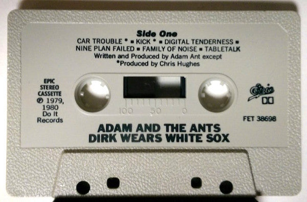 Adam And The Ants : Dirk Wears White Sox (Cass, Album, RE)