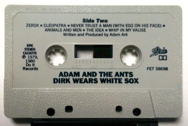 Adam And The Ants : Dirk Wears White Sox (Cass, Album, RE)