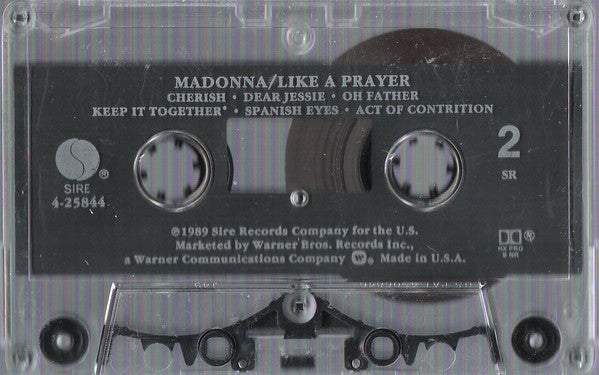 Madonna : Like A Prayer (Cass, Album, SR,)