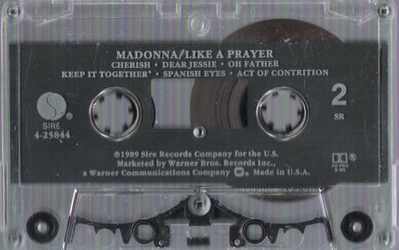 Madonna : Like A Prayer (Cass, Album, SR,)