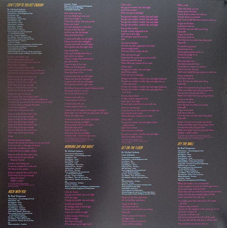 Michael Jackson : Off The Wall (LP, Album, RE, Gat)