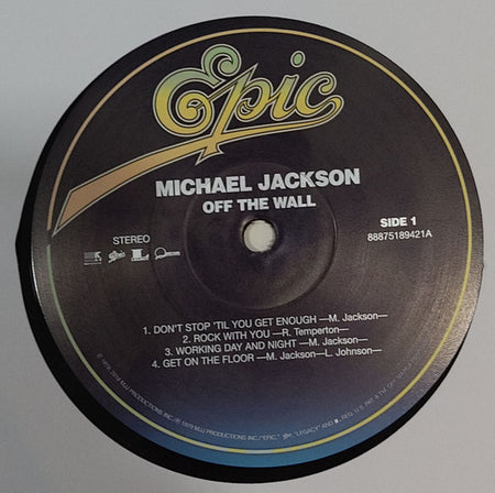 Michael Jackson : Off The Wall (LP, Album, RE, Gat)
