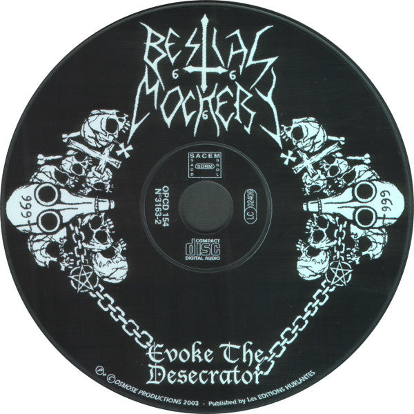 Bestial Mockery : Evoke The Desecrator (CD, Album)
