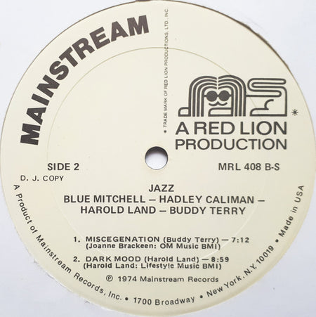 Harold Land, Bobby Hutcherson, Blue Mitchell, Joe Sample, Stanley Clarke, Freddy Robinson*, Hadley Caliman, Buddy Terry, Woody Shaw, Eddie Henderson : Jazz (LP, Promo)