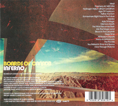 Boards Of Canada : Inferno (CD, Album)