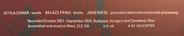 Attila Csihar, Balázs Pándi, John Wiese : Annihilation Of Samsara (CD, Album)