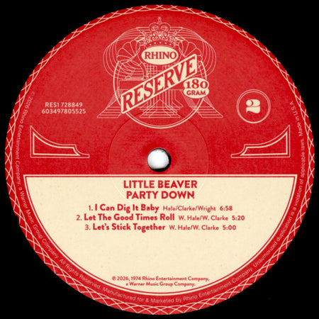 Little Beaver : Party Down (LP, Album, RE, 180)