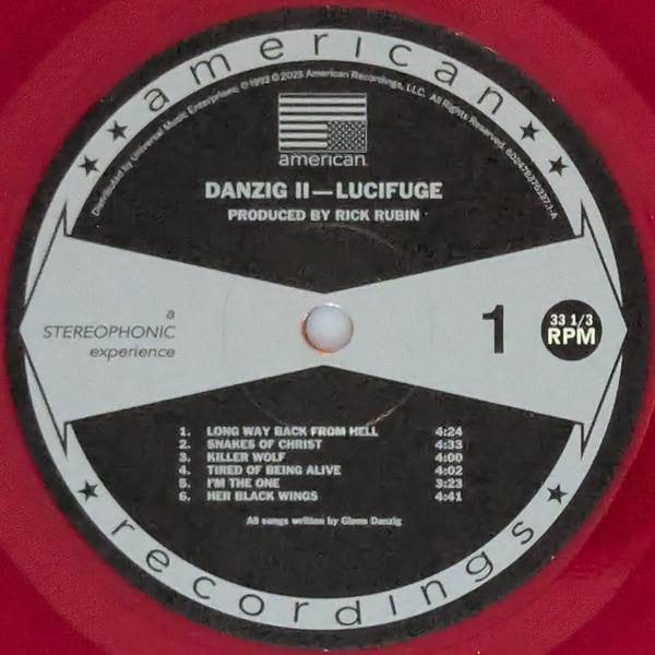 Danzig : Danzig II - Lucifuge (LP, Album, RSD, RE, Red)