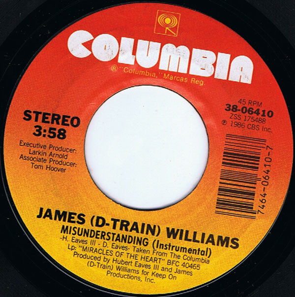 James "D-Train" Williams : Misunderstanding (7", Single)