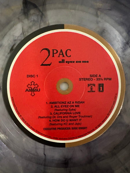 2Pac : All Eyez on Me (2xLP, Album, RE, Con)