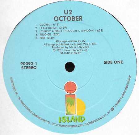 U2 : October (LP, Album, RE, Spe)