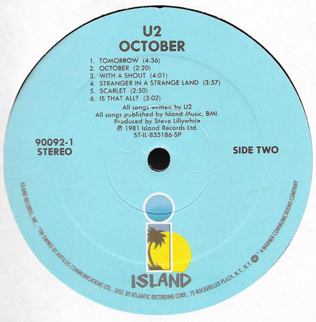 U2 : October (LP, Album, RE, Spe)