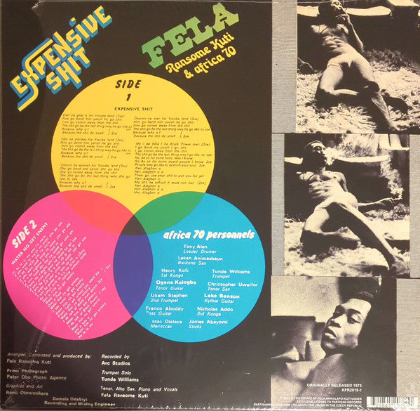 Fela Ransome Kuti* & Africa 70 : Expensive Shit (LP, Album, RE)