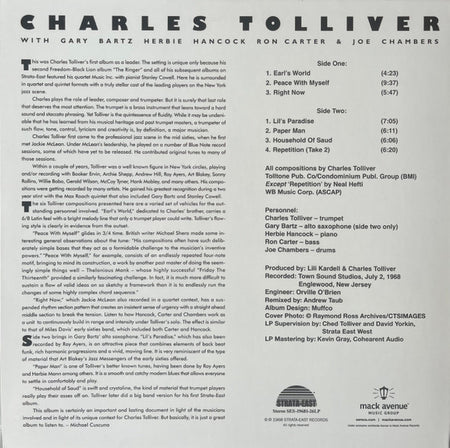 Charles Tolliver : Right Now... And Then (LP, Album, RE, RM, 180)