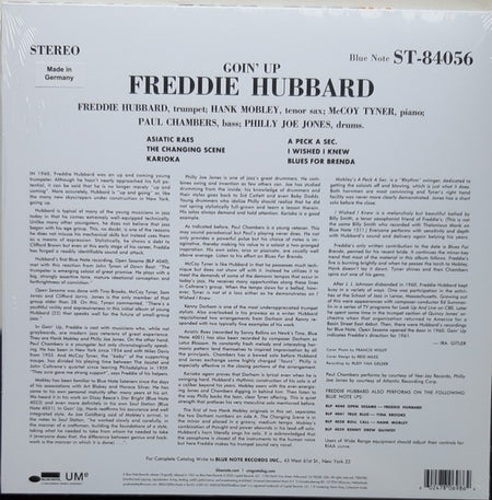Freddie Hubbard : Goin' Up (LP, Album, RM, RP)