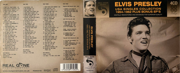 Elvis Presley : USA Singles Collection 1954-1962 Plus Bonus EP's (4xCD, Comp, Dig)