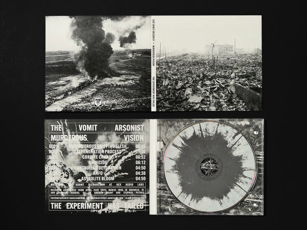 The Vomit Arsonist & Murderous Vision : The Experiment Has Failed (CD, Album)