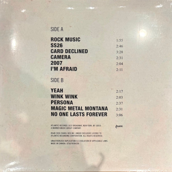 Charli XCX :  Music, Fashion, Film (LP, Album, Yor)