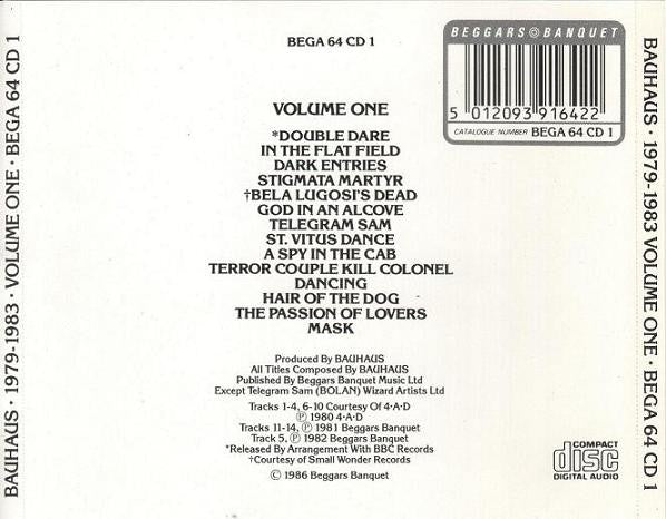 Bauhaus : 1979-1983 Volume One (CD, Comp)