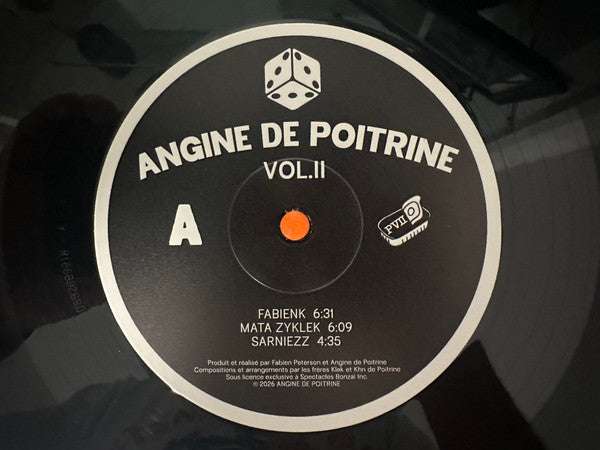 Angine De Poitrine : Vol. II (LP, Album, RE, Sev)