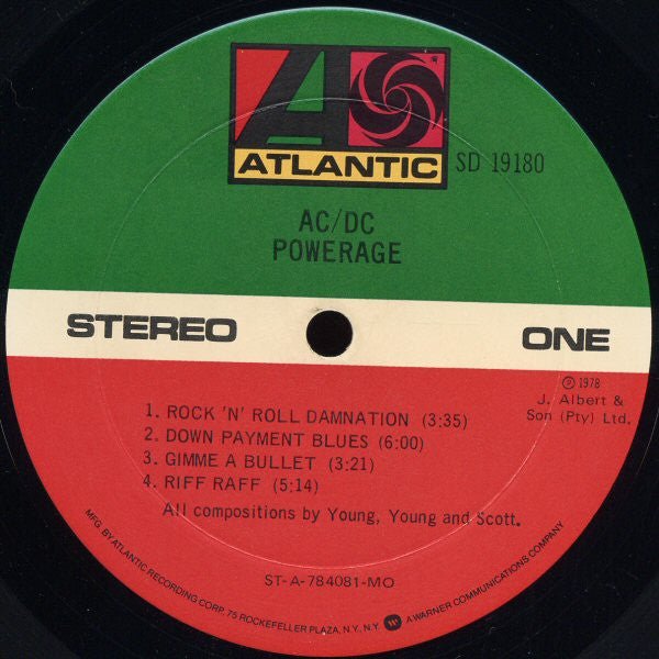 AC/DC : Powerage (LP, Album, MO )