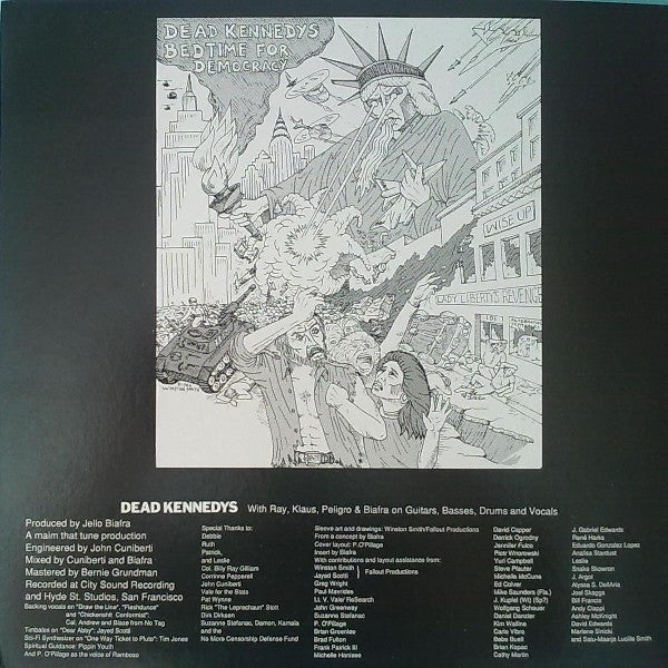 Dead Kennedys : Bedtime For Democracy (LP, Album, Gat)