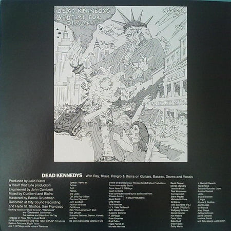 Dead Kennedys : Bedtime For Democracy (LP, Album, Gat)