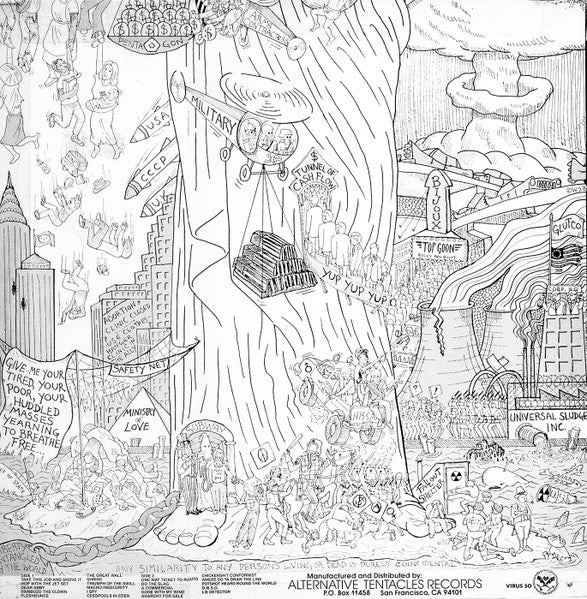 Dead Kennedys : Bedtime For Democracy (LP, Album, Gat)