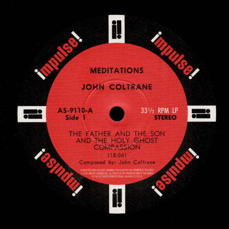 John Coltrane : Meditations (LP, Album, RE, RM, Gat)