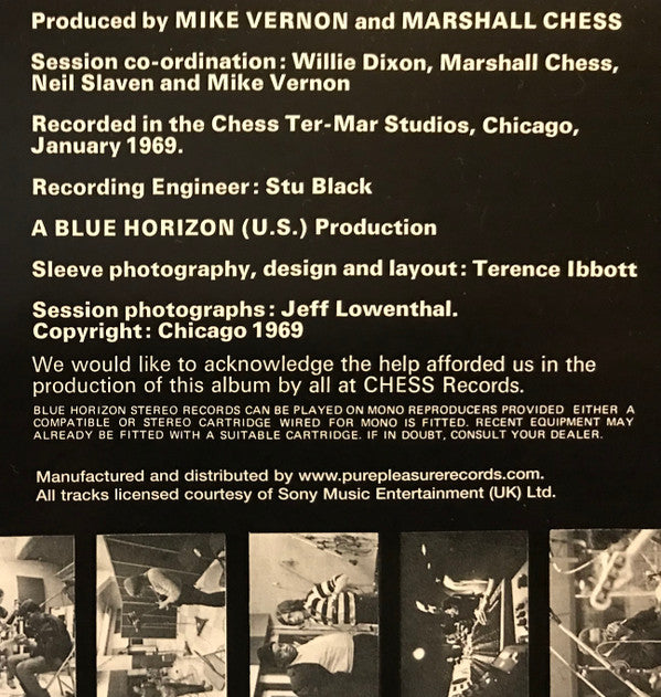 Fleetwood Mac, Otis Spann, Willie Dixon, Walter Horton, J.T. Brown, Buddy Guy, David "Honeyboy" Edwards, S.P. Leary : Blues Jam At Chess (2xLP, Album, Ltd, RE, RM, 180)