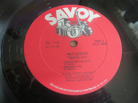 Milt Jackson : Opus De Jazz (LP, Album, Mono, RE, All)
