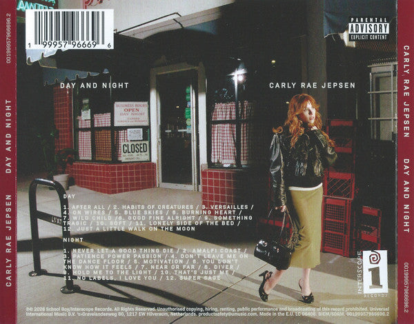 Carly Rae Jepsen : Day And Night (2xCD, Album)