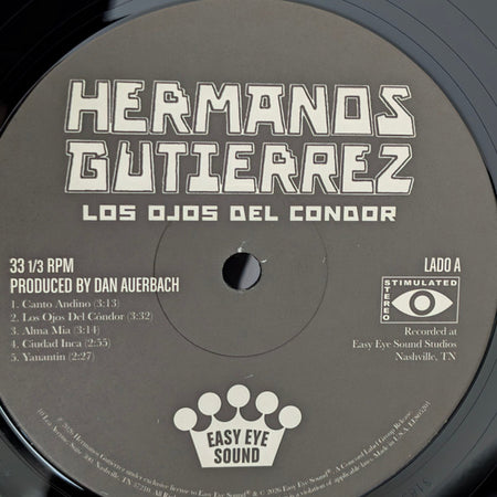 Hermanos Gutiérrez (2) : Los Ojos Del Condor (LP, Album)
